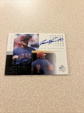 2000 SP Authentic IVAN RODRIGUEZ #IR Chirography AUTOGRAPH Rangers HOF AUTO