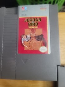 5 NES GAME LOT - Excitebike, Rad Racer, Jordan Vs Bird, 10 Yard Fight, Tennis