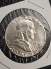 1954 Franklin Half Dollar • 90% Silver • Philadelphia Mint