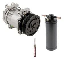 For Ford E-350 Econoline Club Wagon AC Compressor w/ A/C Repair Kit TCP