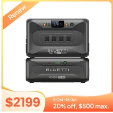 BLUETTI Apex 300+B300K 5529.6Wh Portable Power Station Generator for Home Backup