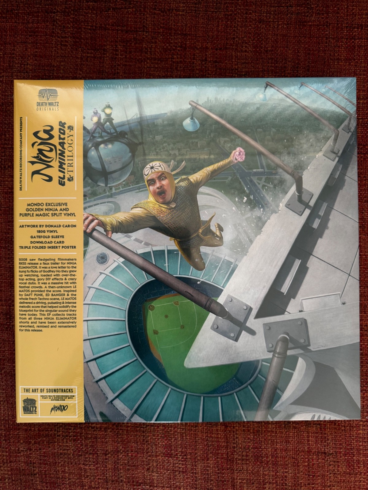 NINJA ELIMINATOR TRILOGY (MONDO DEATH WALTZ SOUNDTRACK) [ COLOUR VINYL] NEW