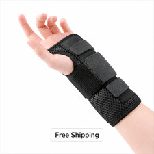 NEW Wrist Brace for Carpal Tunnel - Adjustable Night Support Brace with Splints