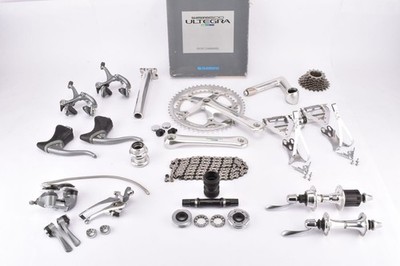 Shimano 600 Ultegra #6400 Tricolore 7-speed Group Set from the 1980s