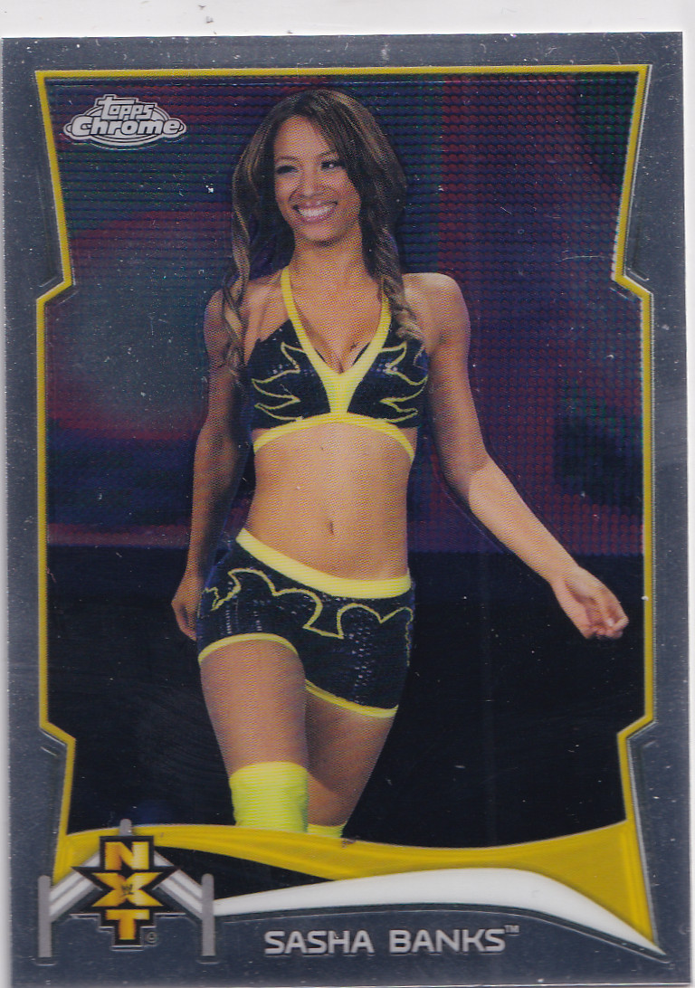 2014 Topps Chrome WWE - Sasha Banks #17