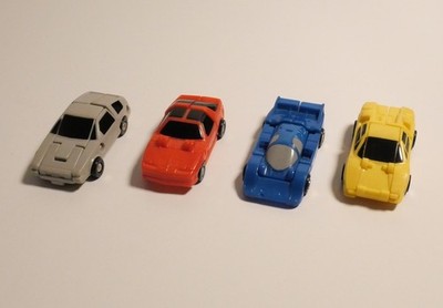 Transformers G1 Micromasters Race Car Patrol 100% komplett Vintage 1988