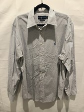 Ralph Lauren Gingham Dress Shirt Class Fit Size 17 34/35. 100 cotton
