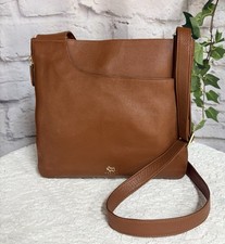 👜RADLEY Finest Leather Large Zip-Around Crossbody Pocket Bag, Tan/Toffee👜