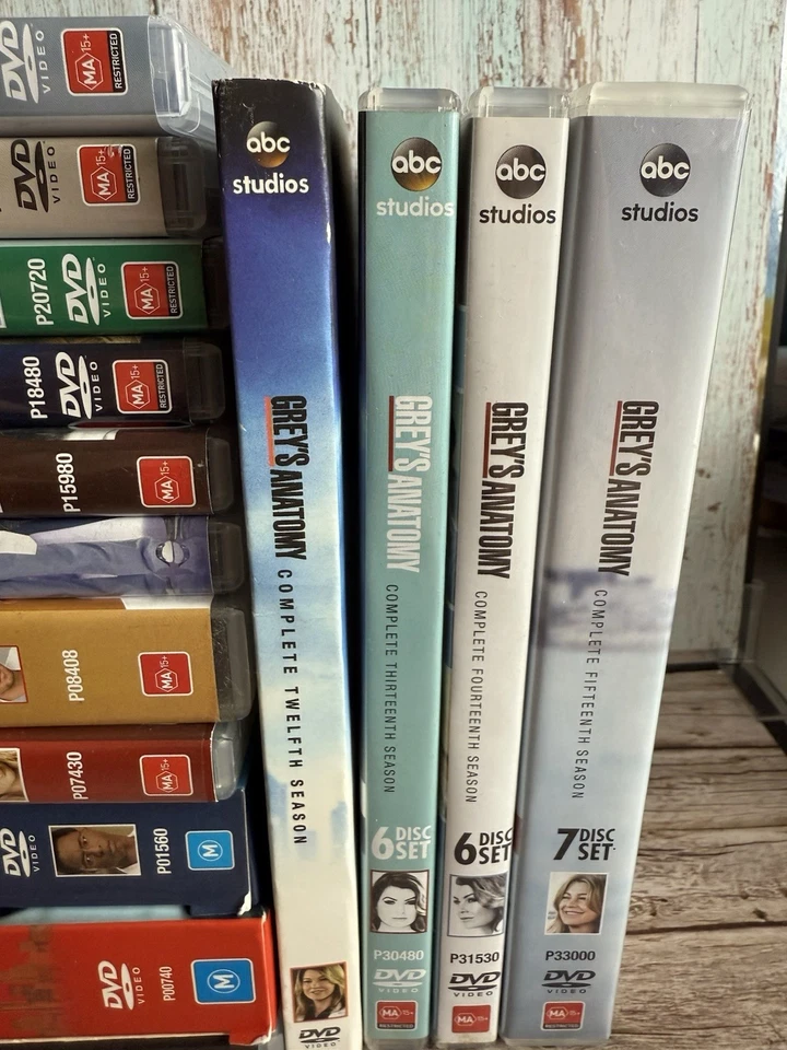 GREY’S ANATOMY Complete Seasons 1-15 DVD Box Set Lot Region 4 Very Good Cond - image 3 of 4