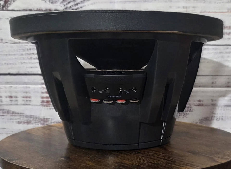 Subwoofer para automóvil Alpine serie R SWR-1243D bobina de voz doble 12 pulgadas Foto 4 de 4