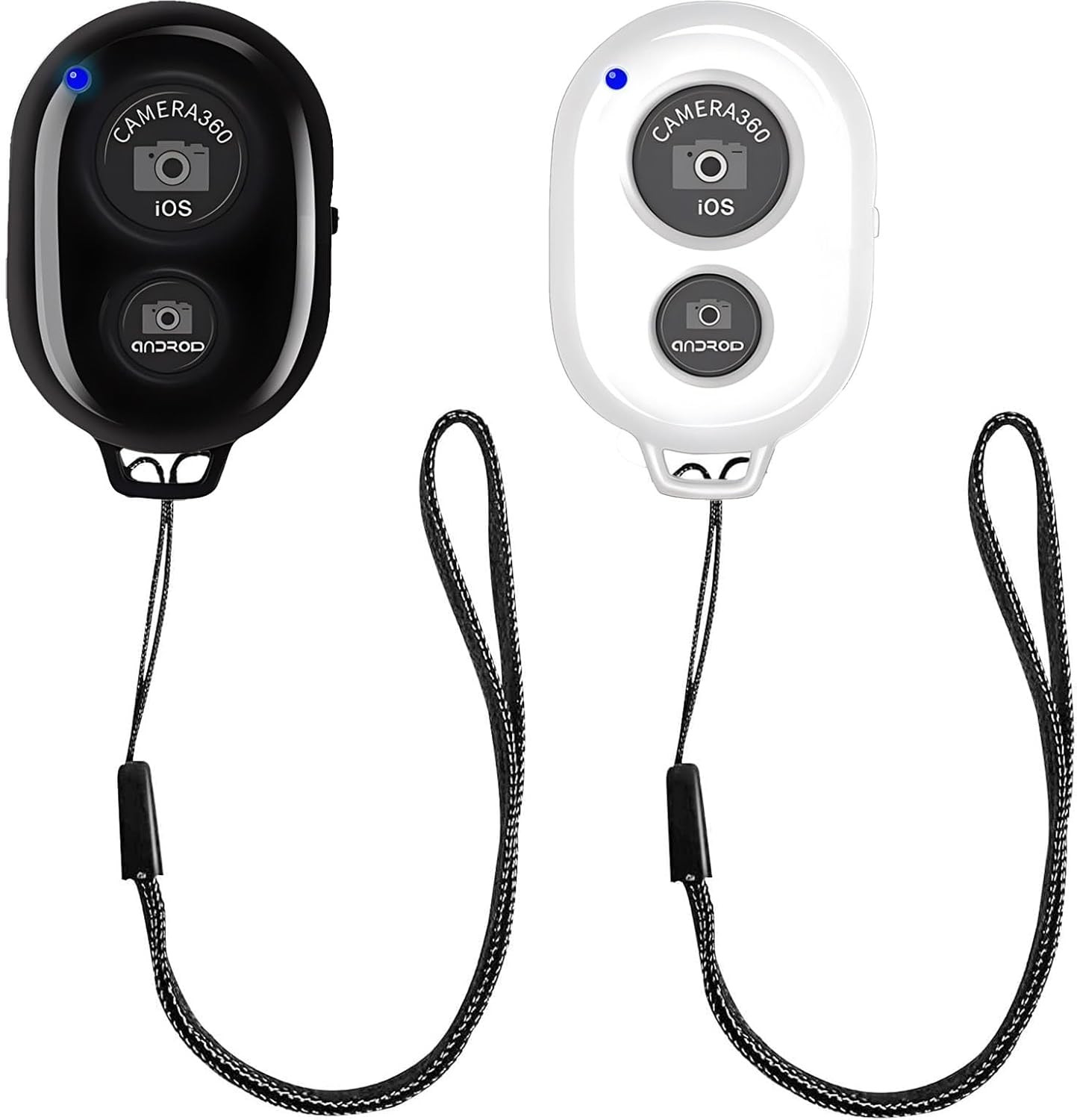 2 Pack Wireless Camera Remote Shutter,Selfie Clicker for Photos and Videos, Wire