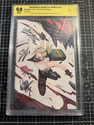 Something is Killing the Children 25 CBCS 9.8 SS Scott's signed by Tynion IV Lee