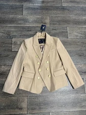 NEW holland cooper knightsbridge blazer camel women wool jacket sz 14