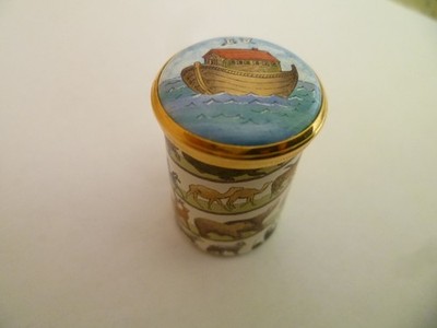 Halcyon Tage Arche Noah Schraubverschluss Emaille Box - 1 3/8'' (3,5 cm)