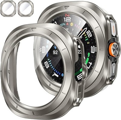 2 Pack Tempered Glass For Samsung Galaxy Watch Ultra 2025 47mm Hard Bumper Film