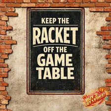 No Chirping in the Penalty Box Funny Hockey Tin Sign Vintage Wall Decor 8x12