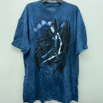 Camiseta para hombre The Mountain Fairy Fallen Angel Sword Warrior Blue Wings talla 3XL - Imagen 1 de 4
