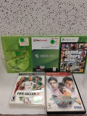 PS3 Xbox 360 PS2 GAMES LOT - 5 GAMES, MISC