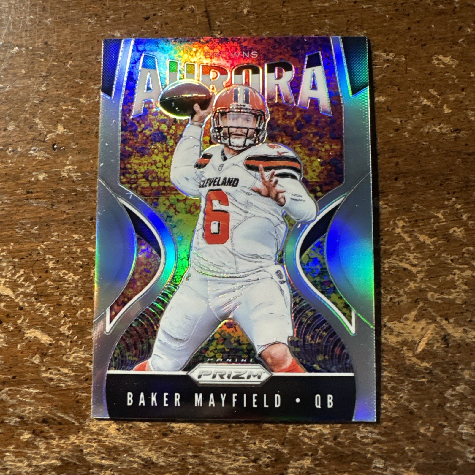 🏈 2019 Panini Prizm AURORA CASE HIT Baker Mayfield Cleveland Browns Tampa 2025