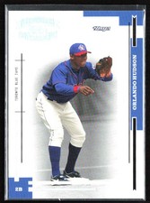 Orlando Hudson 2004 Donruss Throwback Threads Platinum Proof /10 #198 Toronto