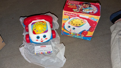Toddlerz Chatter Telephone By Fisher Price - VINTAGE 2003 - NEW