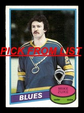 1980-81 O-Pee-Chee OPC Hockey 7-301 EX/EX+ Pick From List All PICTURED vv6 yy8