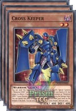 X3 Playset 1st Ed Cross Keeper POTE-EN002 Yugioh
