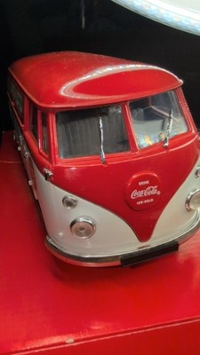 Vintage 1:18 Coca-Cola VW Combi 1966 Diecast Van – Red & White