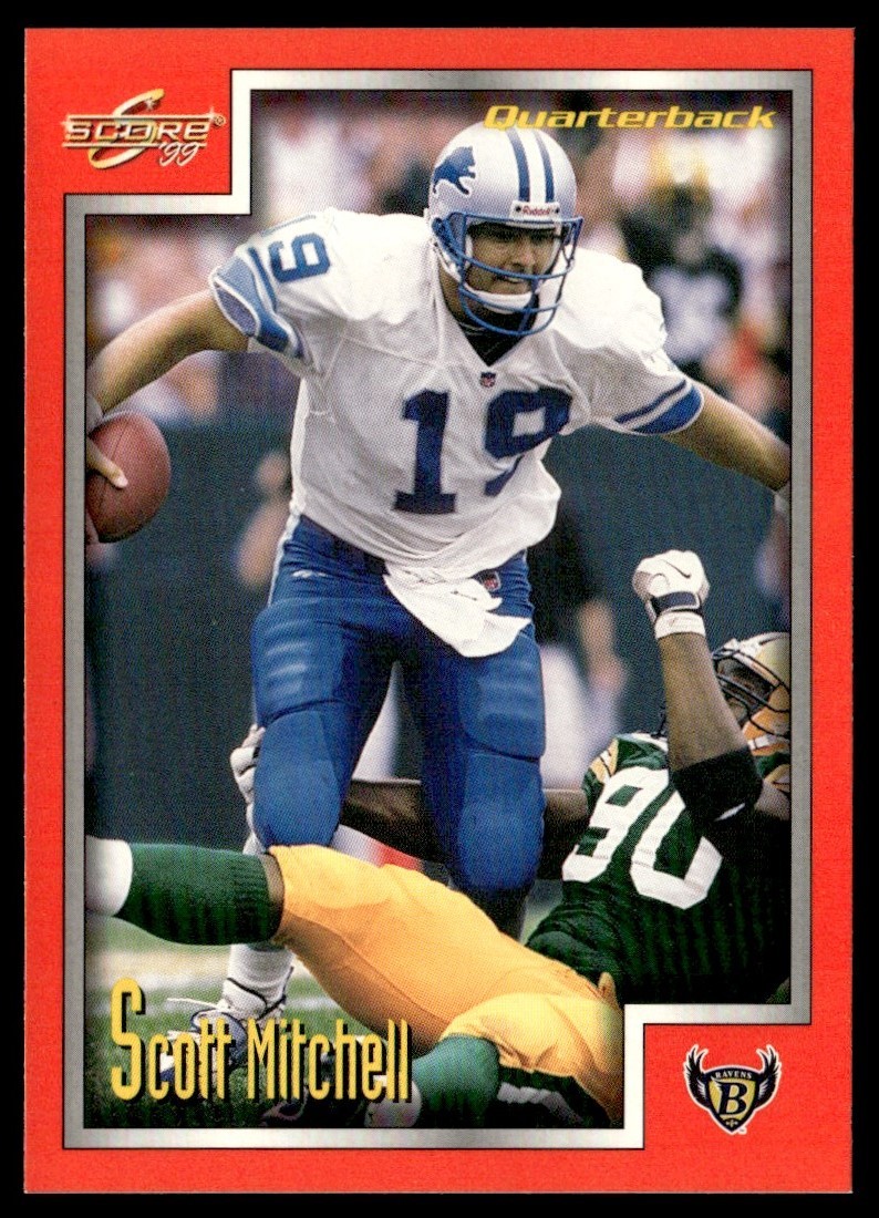 1999 Score Scott Mitchell Baltimore Ravens #139