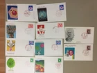Ten Japan fdc,each two same stamp diff pictures