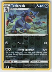 Toxicroak 110/195 Silver Tempest Reverse Holo