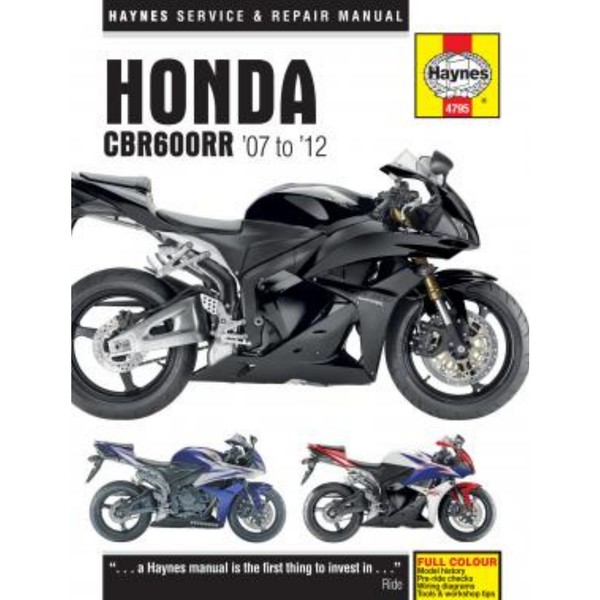 Honda Motorrad CBR600RR (2007-2012) Reparaturhandbuch Haynes-image