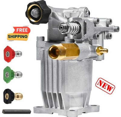 #ad Bomba Hidrolavadora 3 4#x27;#x27; 2600 3300 PSI 2.5 GPM Eje Horizontal Gasolina Motor $95.62