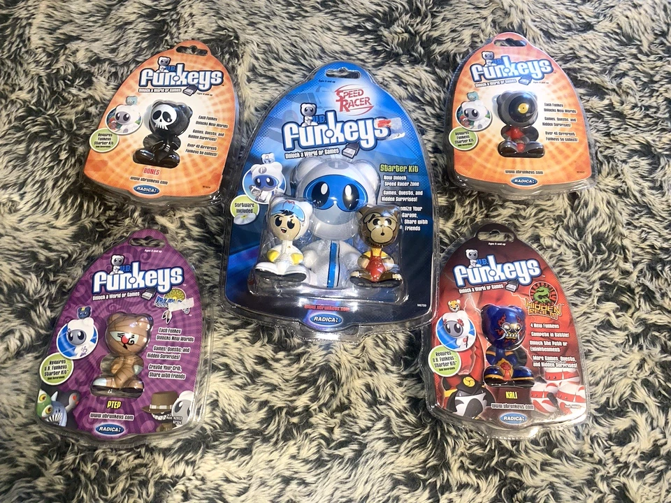 NEW U.B. UB FUNKEYS LOT RADICA SPEED RACER STARTER BONES KALI CHIM SCRATCH PTEP - Image 2 of 2
