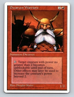 MTG Dwarven Warriors  Regular NM