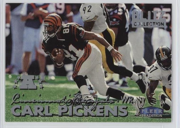 1999 Fleer Tradition Blitz Collection Carl Pickens #111BC 11pj