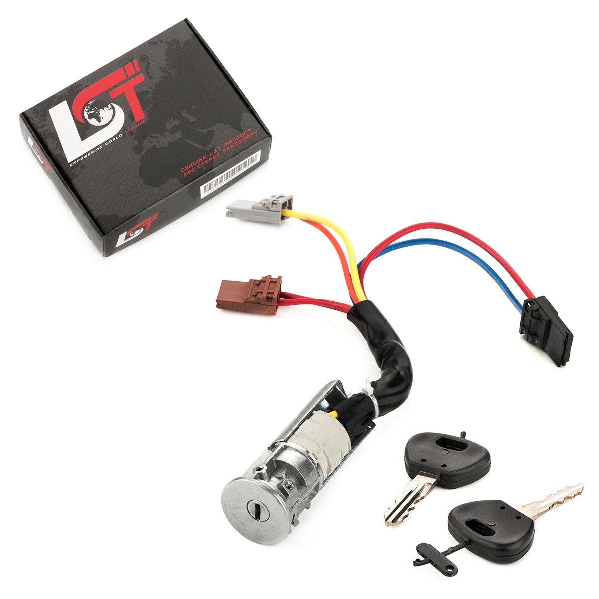 Ignition lock cylinder repair with key for CITROEN AX BERLINGO