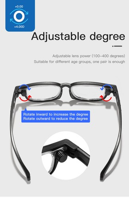 #ad #ad Dial Adjustable Focus Glasses for Near amp; Far Vision Variable Reading Eyeglasses $16.99