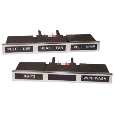CJ Classic Trucks Dash Control Light Bar Set Bronco 1974-1977