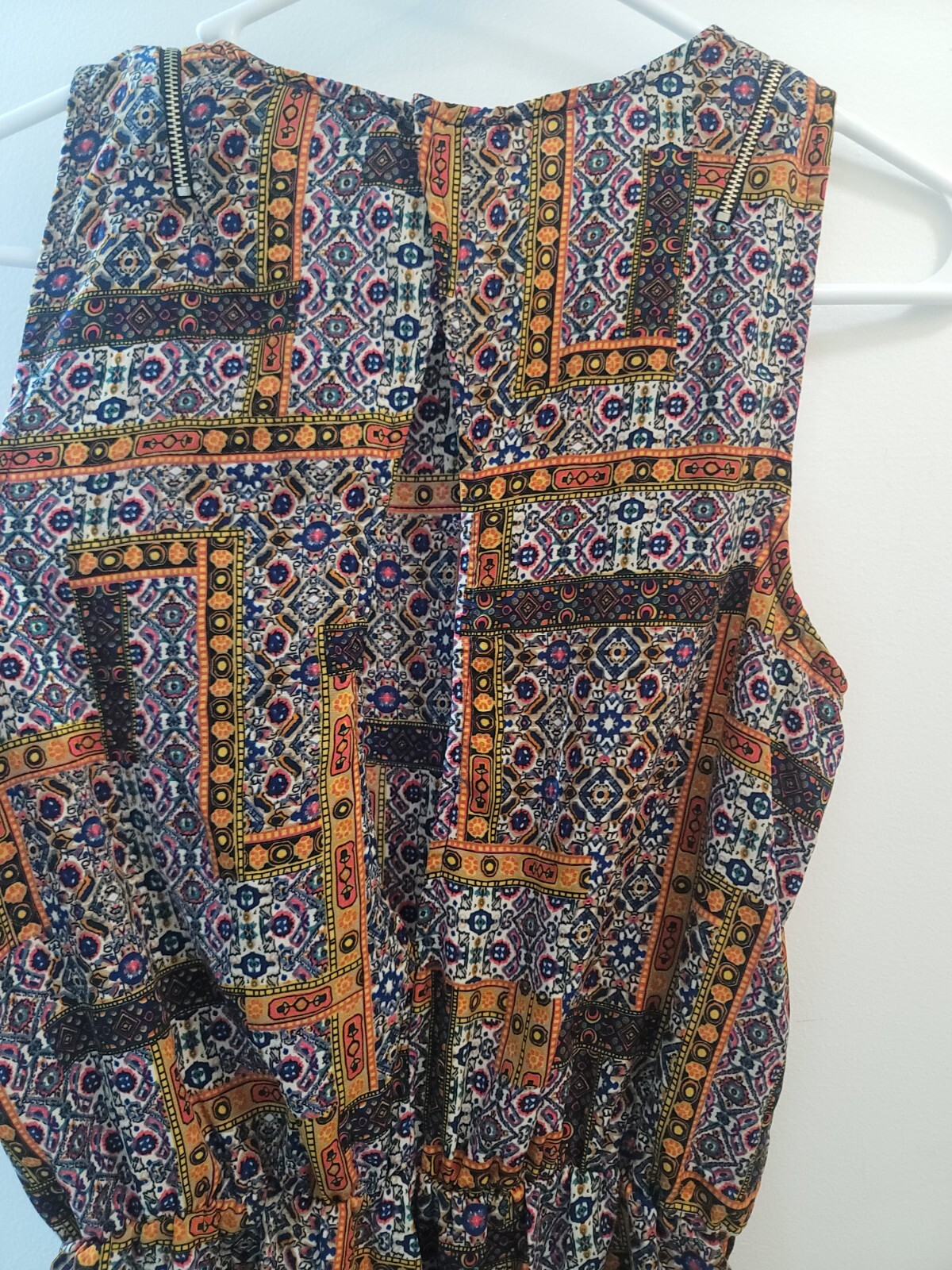 One clothing patchwork design  size medium M romp… - image 8