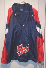 Vintage Karl Kani Varsity Style Nylon Pullover Jacket Windbreakr Large