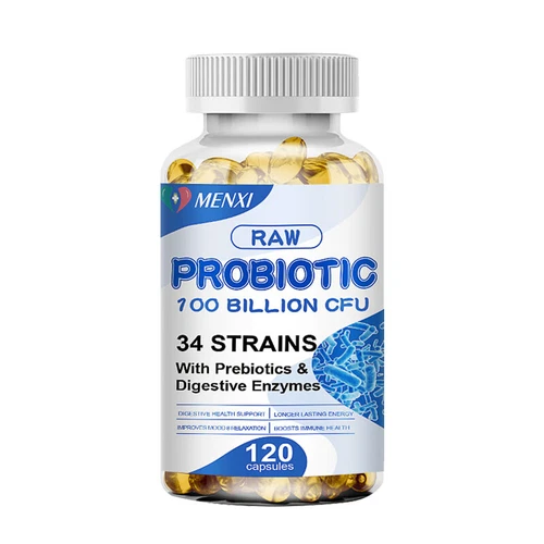 Probiotics Capsules - 100 Billion CFU with 34 Bacteria Strains Digestive Health