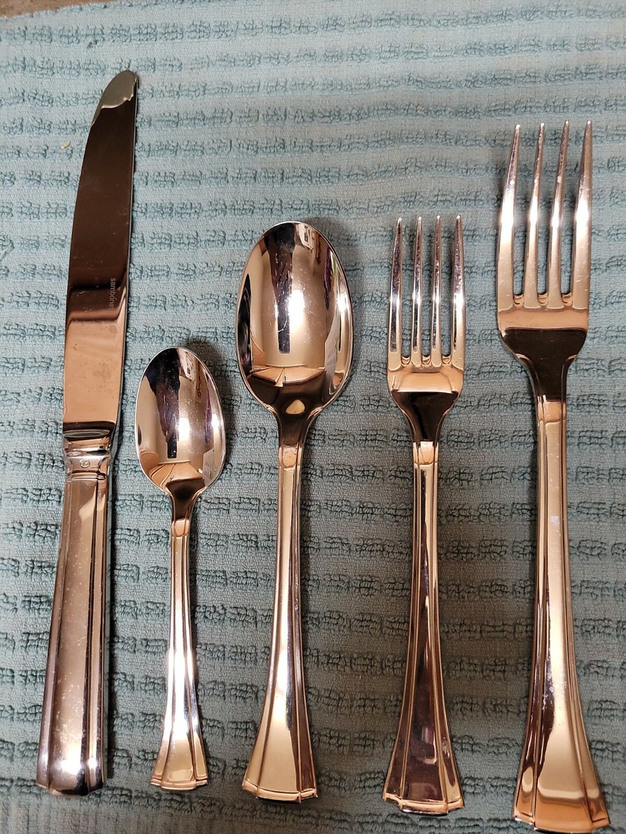 Sambonet Italy フォーク　4本 ナイフ　1本　計5本 SAMBONET , ITALY 