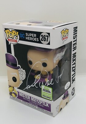 FRANK WELKER SIGNED MISTER MXYZPTLK POP FUNKO FIGURE DC HEROES