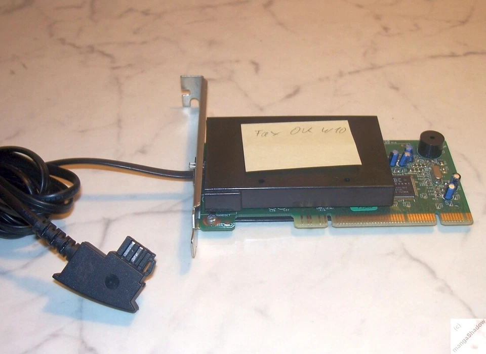 Fax Modem intern - W10 ok - Devolo MicroLink 56k PCI Telefon-Internet-Modem _cy - Bild 2 von 4