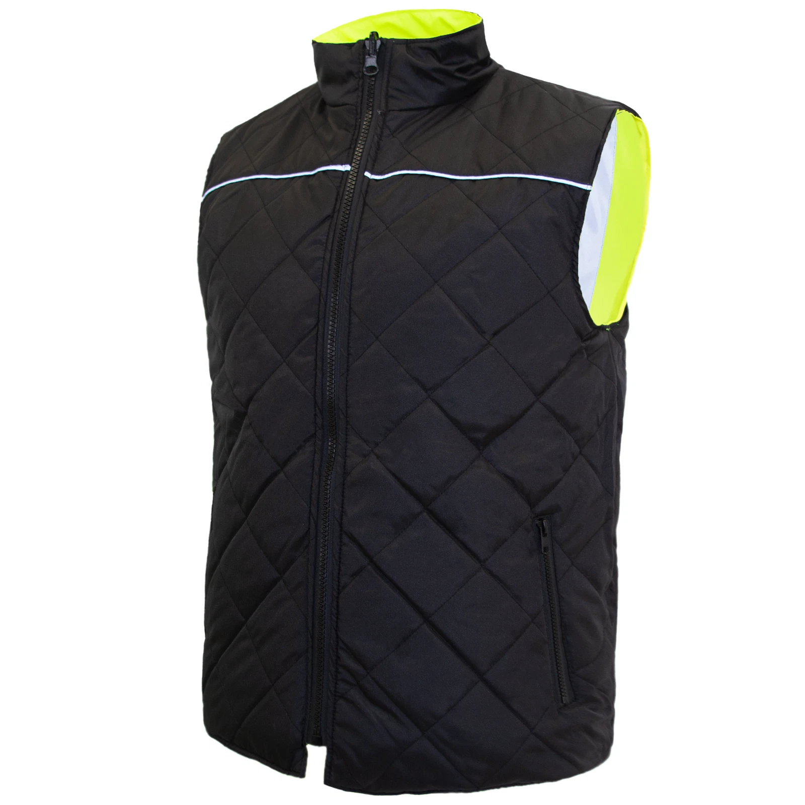 Hi Vis Visibility Reversible Bodywarmer Safety JORESTECH Vest - product detail image 6