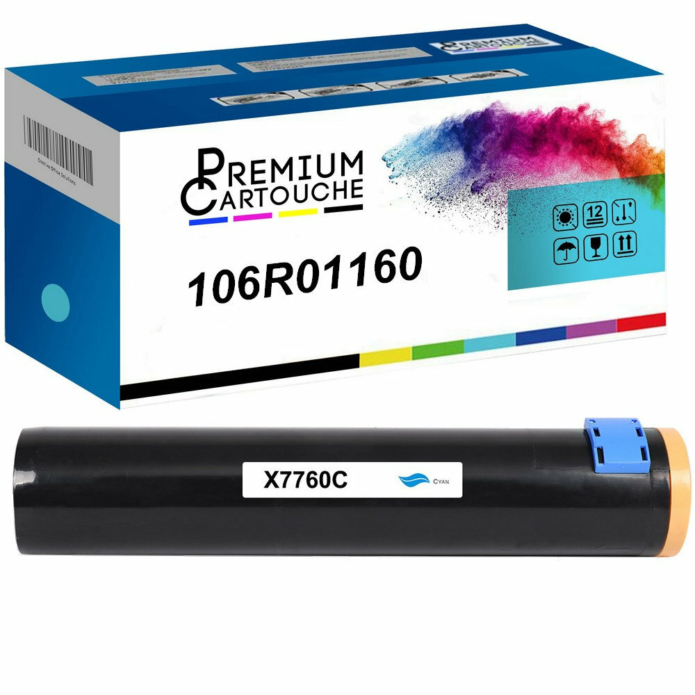 Toner cyan 106R01160 haute précision pour des documents Xerox éclatants