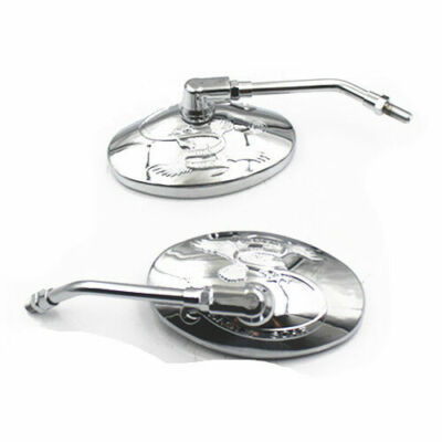 2pcs 10mm Motorcycle Rear view Mirrors For BMW KTN Honda Bobber Dirt bike Custom