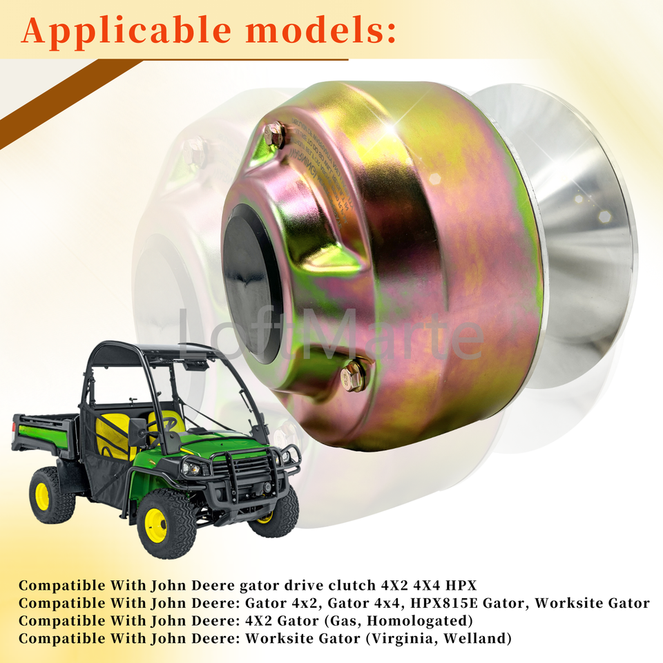 Caltric Splined Coupling Replacement For John Deere Gator HPX, XUV Models – AM143829 Compatible