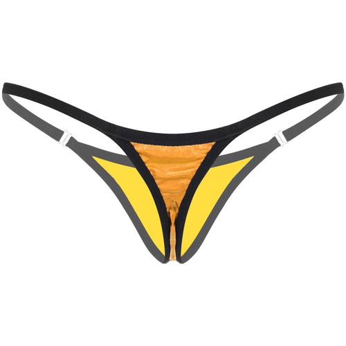 Women's Swimwear Glossy Micro Thong G String Bikini Bottom Swim Mini Thongs - Picture 93 of 106